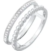 Elli Ring Brass Kugel in Silber | Gr.: 58