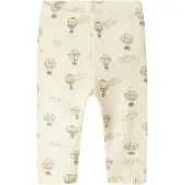 Lil´ Atelier Lil' Atelier Leggings - Rib - NmnGavo - Turteltaube/Air BALLON - - 74 - Leggings