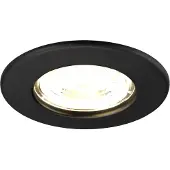 LEDVION LED Einbaustrahler 6er set Schwarz 5W Warmweiss wasserdicht IP65