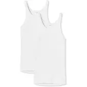 Schiesser Unterhemd Herren 005051 Original Classics White (2er Set)-L
