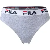 FILA Slip "Slip 1er Pack", Damen, Gr. M, grau, Obermaterial: 95% Baumwolle CO. 5% Elasthan EL., Unterhosen Slip