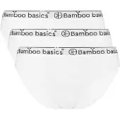Bamboo Basics Damen Slips YARA, 3er Pack - Logo-Bund, atmungsaktiv, Single Jersey