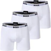 BOSS Dreierpack eng anliegende Boxershorts aus Stretch-Baumwolle Grösse L