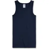 Sanetta Unterhemd "Unterhemd 1er Pack", Jungen, Gr. 104, N-Gr, blau (dunkelblau), Obermaterial: 100% Baumwolle CO(Bio)., Unterhemden Unterhemd