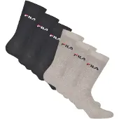 FILA Unisex Socken, 6er Pack - Strümpfe, Street, Lifesyle, Sport (2x 3 Paar)