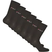 FILA Kurzsocken "Socken 6er Pack", Damen, Gr. 35-38, schwarz, Obermaterial: 80% Baumwolle CO. 18% Polyester PES. 2% Elasthan EL., Socken Kurzsocken