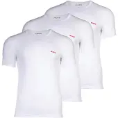 HUGO T-Shirt "T-Shirt T-SHIRT RN TRIPLET P 10217251 02 3er Pack", Herren, Gr. L, weiß, Obermaterial: 100% Baumwolle CO., Shirts T-Shirt
