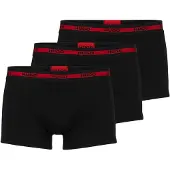 HUGO Dreierpack Boxershorts aus Stretch-Baumwolle mit Logo-Bund Grösse M