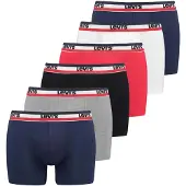 Levi's Levis Boxershorts "Boxershort SPRTSWR LOGO BOXER BRIEF ORG CO 6P ECOM 6er Pack"