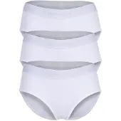 Marc O'Polo Panty "Panty 3er Pack", Damen, Gr. L, weiß, Obermaterial: 95% Baumwolle CO(Bio). 5% Elasthan EL., Unterhosen Panty