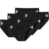 Schiesser Herren Slip 6er Pack - Rio Slip 95/5, Cotton Stretch, Seitenstreifen