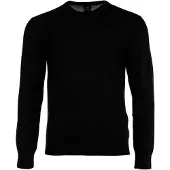 Armani Exchange für Herren. 8NZM3AZM8AZ1200 Pullover schwarzes weiches Garn (L), Lässig, Wolle