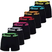 Ellesse Herren Boxer Shorts, 7er Pack - Yema 7 Pack Boxer Shorts, Logo, Cotton Stretch