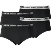 Puma Damen Mini Shorts - Iconic, Soft Cotton Modal Stretch, 4er Pack