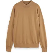 Scotch & Soda Sweatshirt "Strickpullover CORE - DROPPED SHOULDER MOCK NECK PULLOVER"