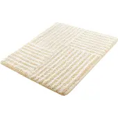 Kleine wolke Badematte "Chelsea", rutschhemmend beschichtet, fußbodenheizungsgeeignet, Badteppich, modernes Design, gestreift