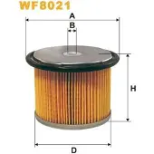 WIX FILTERS Kraftstofffilter WF8021