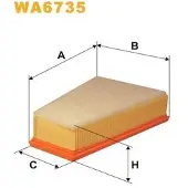 WIX FILTERS Luftfilter WA6735