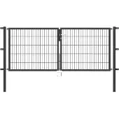 Alberts Zaundoppeltür "Flexo" 250 cm Breite, in versch. Höhen