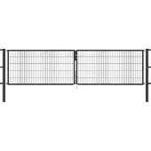 Alberts Zaundoppeltür "Flexo" 400 cm Breite, in versch. Höhen
