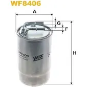 WIX FILTERS Kraftstofffilter WF8406