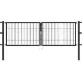 Alberts Zaundoppeltür "Flexo" 250 cm Breite, in versch. Höhen
