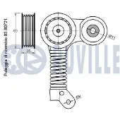 RUVILLE Traggelenk Konusmaß 12,2 mm Durchmesser 37 mm