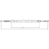 Textar Seilzug, Feststellbremse 44005100