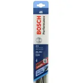 Bosch 46 Twin, Scheibenwischerblatt, Schwarz, Metall, Gummi, 206, 206+, i40, Mazda 5, WEEE, CTP, 70 mm
