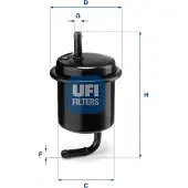 Ufi Kraftstofffilter 31.801.00