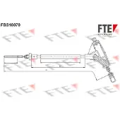 FTE Seilzug, Feststellbremse [Hersteller-Nr. 9250531] für Peugeot