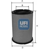 Ufi Luftfilter 27.608.00