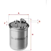 Sofima Kraftstofffilter S 4016 NR für SEAT Ibiza IV Schrägheck (6J5, 6P1) Filtereinsatz