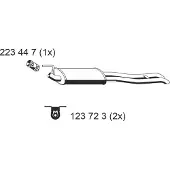 ERNST 142175 Endschalldämpfer für VW GOLF III Variant (1H5) Auspuff