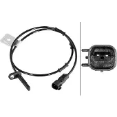 Hella Sensor Raddrehzahl 2-polig Hallsensor 885 mm Kabel für u.a. CHEVROLET