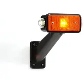 Wasa WA LED Umrissleuchte 143L, 24V, Lange Stange, Links, Oberflächenmontage
