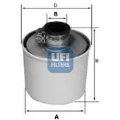 Ufi Luftfilter 27.164.00