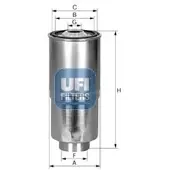 Ufi Kraftstofffilter 24.380.00