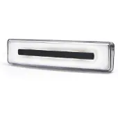 WAS Dachlamp - WAS - W190 N - Neon - 7.1" - 18cm - Milchig weiß - Weiß - 12V-24V -