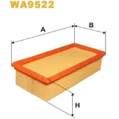 WIX FILTERS Luftfilter WA9522