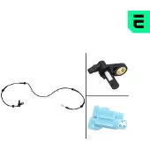 OPTIMAL ABS Sensor Raddrehzahl Vorne Links für NISSAN PRIMERA (P12) 06-S451