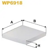 WIX FILTERS Filter, Innenraumluft WP6918