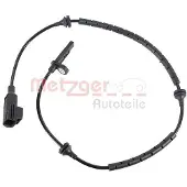 METZGER ABS Sensor Raddrehzahl Hinten Links Hinten Rechts für LAND ROVER Range Rover Velar (L560) 09001573