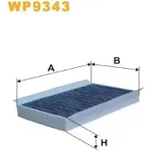 WIX FILTERS Filter, Innenraumluft WP9343