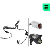 OPTIMAL ABS Sensor Raddrehzahl Vorne Rechts für MAZDA 323 F VI (BJ) 06-S100