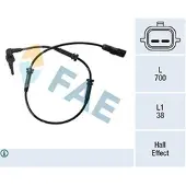 FAE ABS Sensor Raddrehzahl Vorne für RENAULT Clio IV Schrägheck (BH) 78503