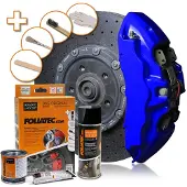 FOLIATEC Brake Caliper Lacquer Set, Blau, Emaillelackierung, Flüssigkeit