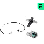 OPTIMAL ABS Sensor Raddrehzahl Hinten Rechts für NISSAN NP300 Navara Pickup (D40) 06-S402