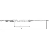 Textar Seilzug, Feststellbremse 44044700