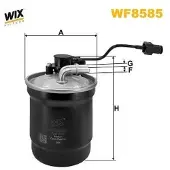 WIX FILTERS Kraftstofffilter WF8585 für FORD Puma SUV Leitungsfilter
